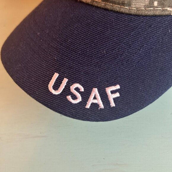 United States Air Force Digital Camo Strap Back Cap Embroidered Official License - Picture 2 of 12